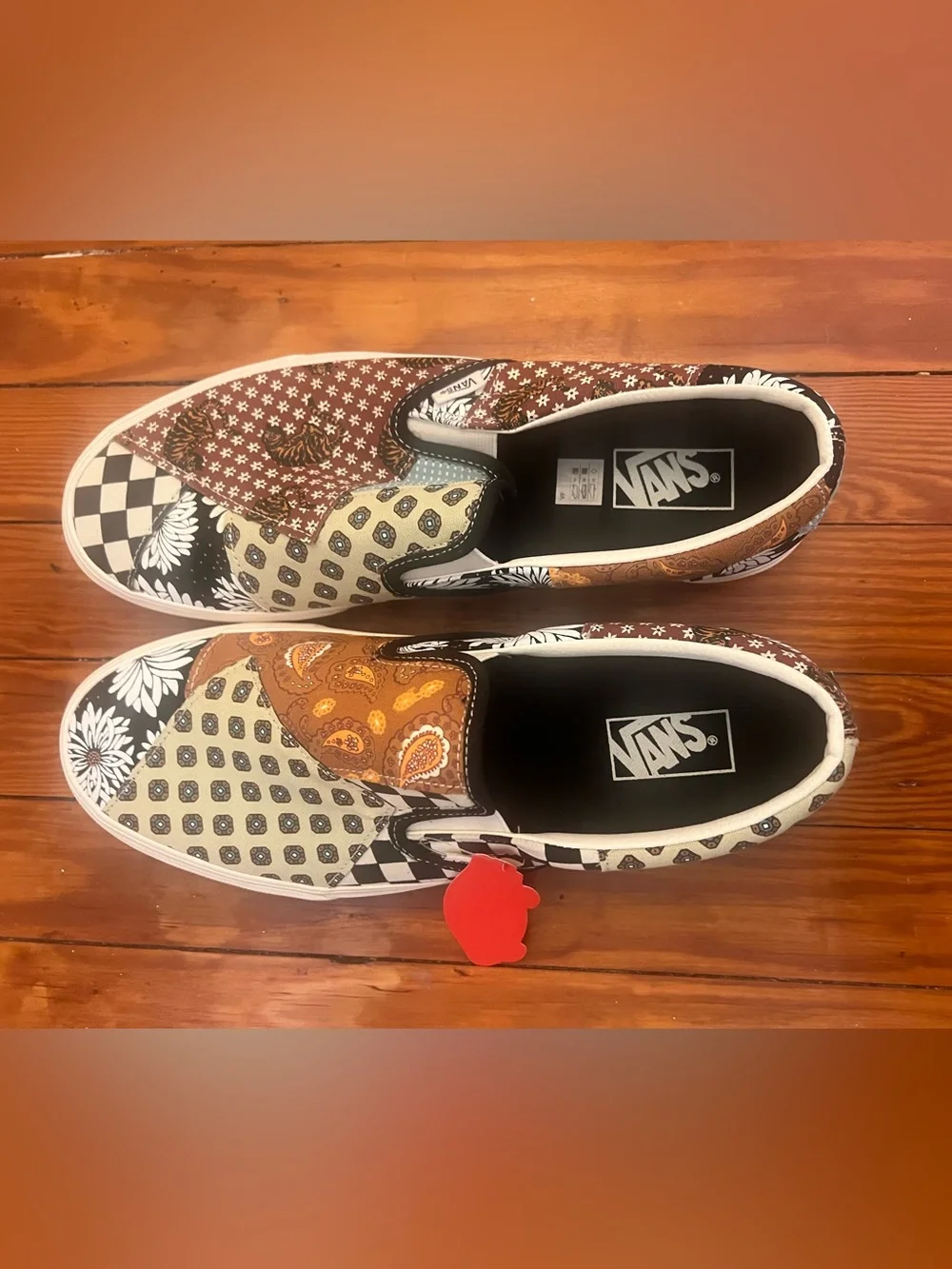 Vans Classic Slip-On Tiger Patchwork Shoes | Men’s Size 12 | New in Box